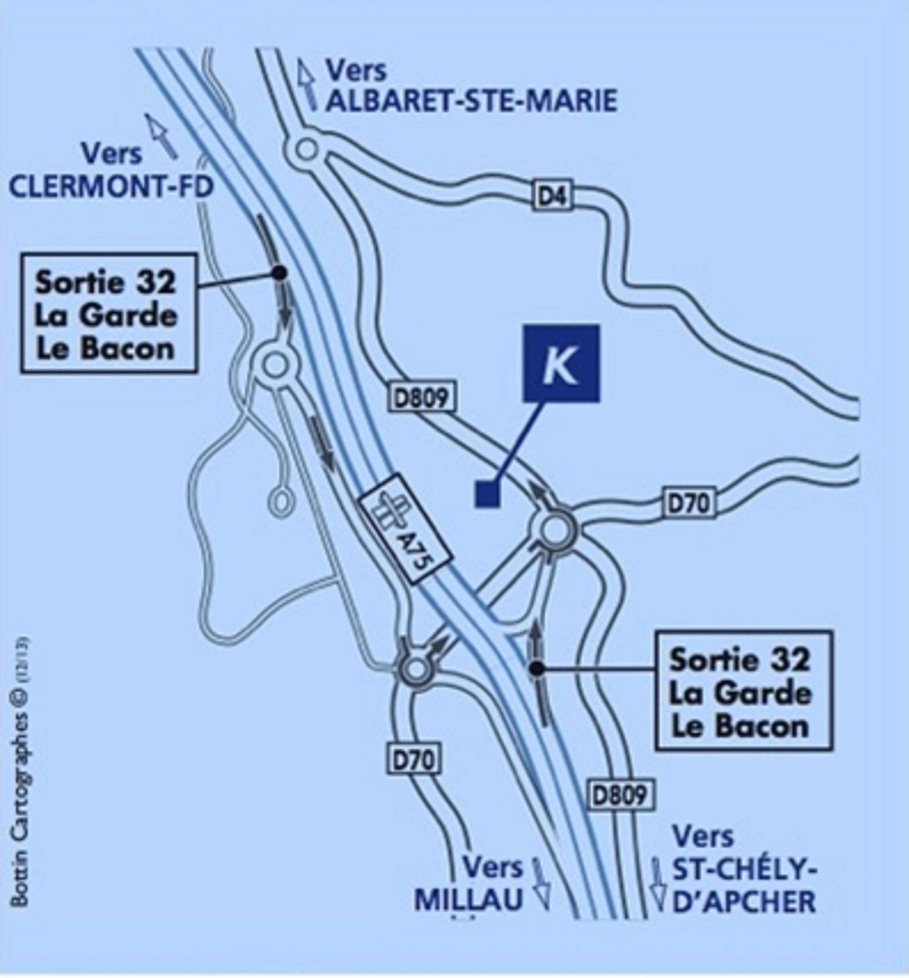 Kyriad Saint Chely D'Apcher - Aire De La Lozere Albaret-Sainte-Marie Luaran gambar